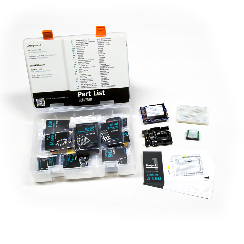 Набор для начинающих Arduino UNO R3 DIP